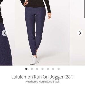 Lululemon Run On Joggers